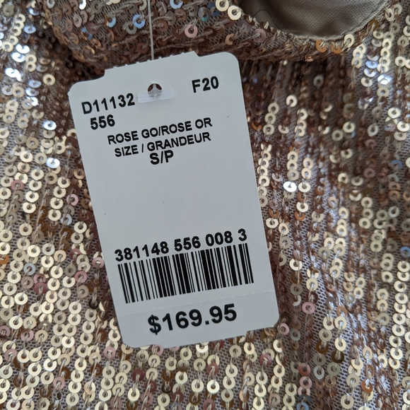 Rose gold sequin dress - Picture 3 of 3